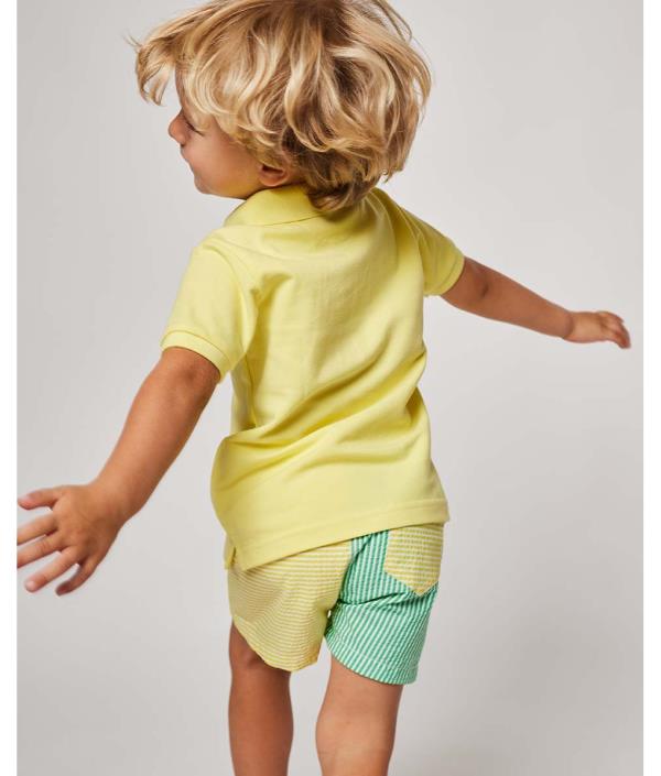 POLO MANGA CORTA DE FINA