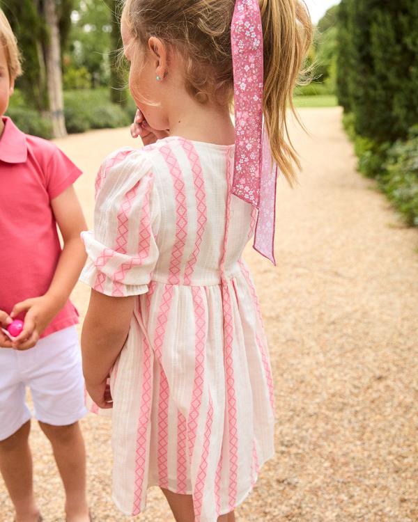 VESTIDO RAYAS FLÚOR